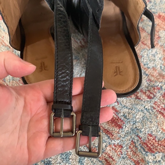 Frye Women’s Dani Pickstitch Shield Heeled Sandals - Picture 6 of 9